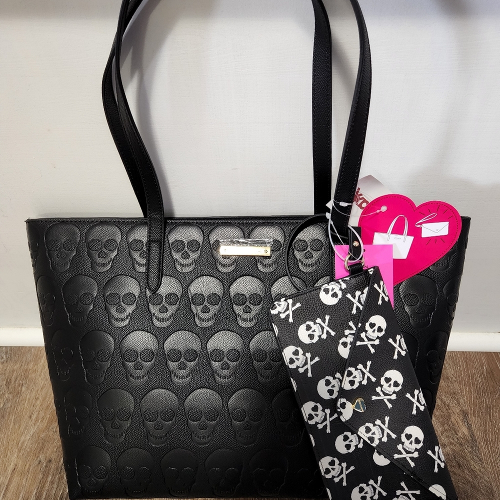 Betsy Johnson Skull Purse